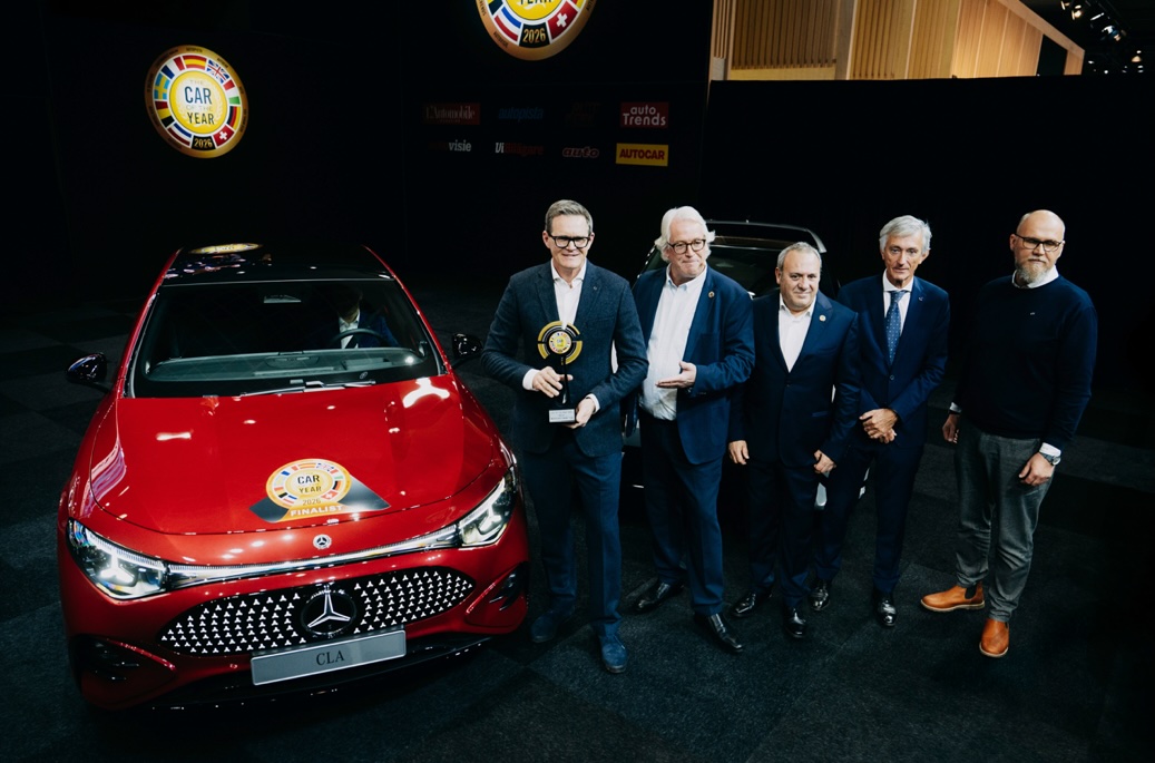 <i>Mẫu xe CLA hoàn toàn mới đạt giải “Car of the Year 2026” tại Châu Âu.</i>