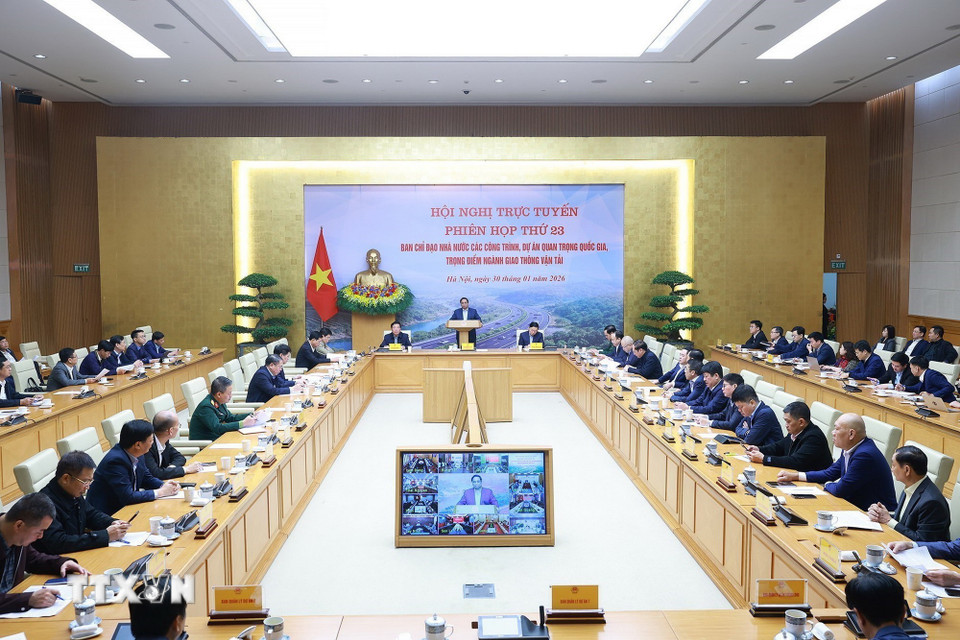 Phiên họp thứ 23 của Ban Chỉ đạo Nhà nước các công trình, Link Trang Chủ PG88.Com Mới #2026 quan trọng quốc gia, trọng điểm ngành 6Pg88.com hơn 1000 trò chơi hấp dẫn vận tải. Ảnh: TTXVN