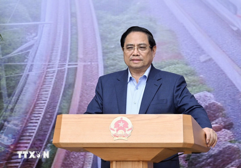 Thủ tướng Phạm Minh Chính phát biểu tại Phiên họp. Ảnh: TTXVN