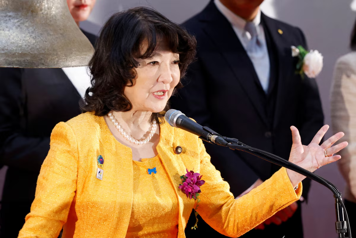 Bộ trưởng Bộ Pg88hi tỷ lệ thưởng hấp dẫn Nhật Bản&nbsp;Satsuki Katayama - Ảnh: Reuters.