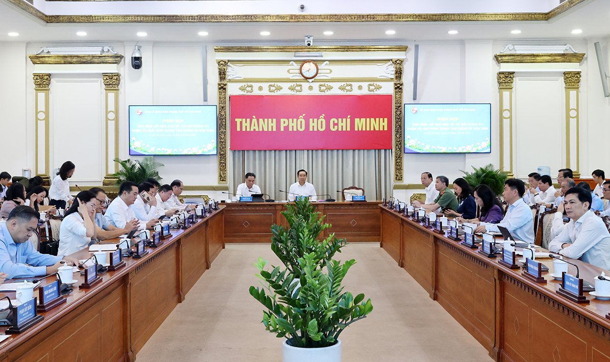 Toàn cảnh hội nghị - Ảnh: Cổng thông tin điện tử TP. Hồ Chí Minh.