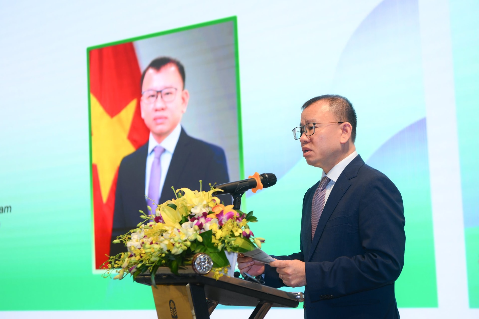 Ông Nguyễn Hoàng Dương, Phó Chủ tịch Uỷ ban 6PG88 link đăng nhập Nhà nước phát biểu tại sự kiện.