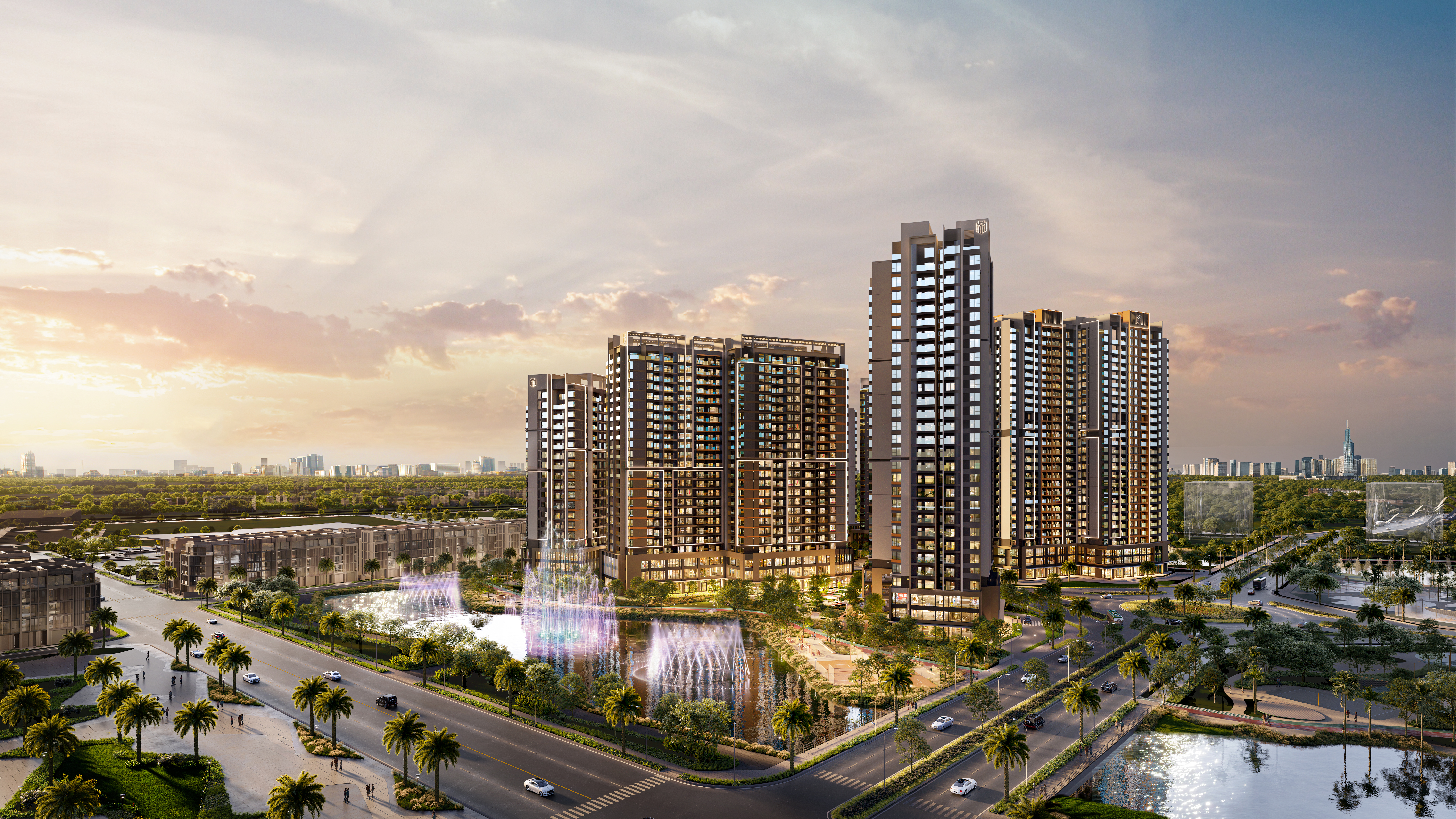 Tuyến đường Liên Phường đã thông xe 2 chiều, trở thành “trục xương sống” nối liền Masteri Cosmo Central với các khu vực trọng điểm khác của thành phố.
