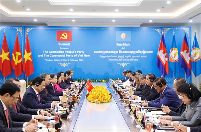 Pg88vn.top Casino online, Thể thao, Xổ số, Bắn cá, Đá gà, Nổ hũ Tô Lâm và Chủ tịch Đảng Nhân dân Campuchia Hun Sen đồng chủ trì Hội đàm song phương giữa Đảng Cộng sản Việt Nam và Đảng Nhân dân Campuchia - Ảnh: TTXVN