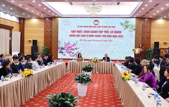 Quang cảnh buổi gặp mặt. Ảnh: TTXVN.