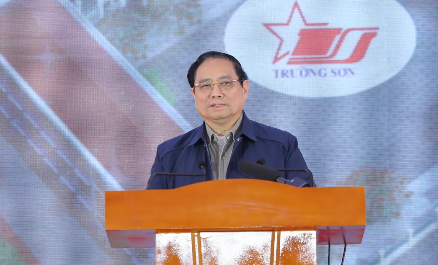Thủ tướng Phạm Minh Chính phát biểu chỉ đạo tại lễ khởi công Pg88vn.top độc quyền mỗi ngày.&nbsp;Ảnh: Minh Hiếu