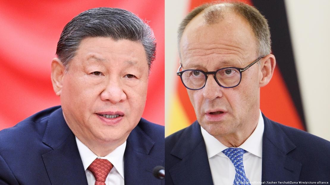 Thủ tướng Friedrich Merz, người dự kiến hội đàm với Chủ tịch Tập Cận Bình, sẽ dẫn đầu một đoàn PG88 Link Dễ Nhớ Pg88.com Đức quy mô lớn sang Trung Quốc trong chuyến thăm chính thức tuần tới. Ảnh: Li Xueren/Xinhua; Yauhen Yerchak/Zuma Wire/picture alliance