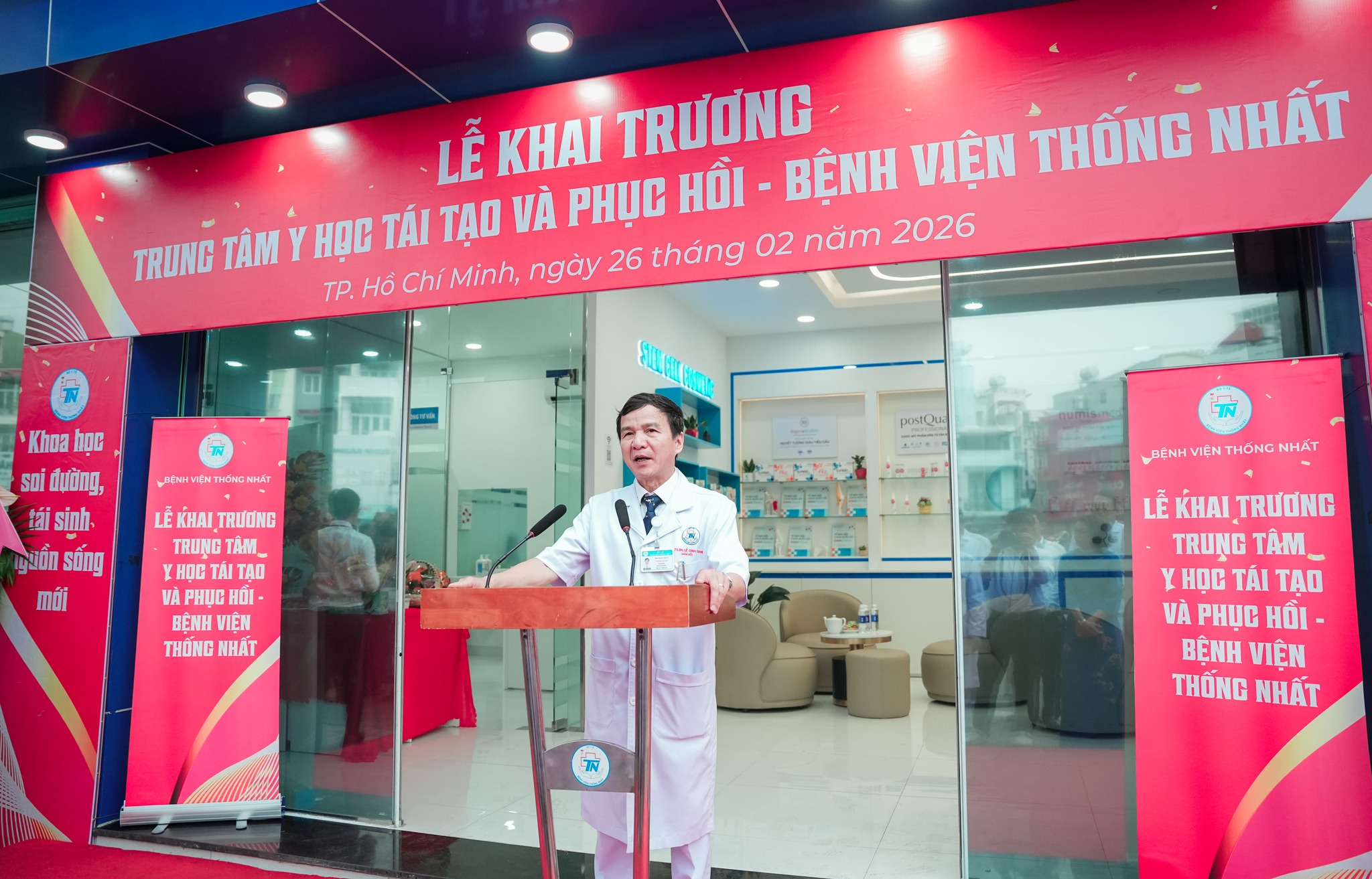 PGS. Lê Đình Thanh kỳ vọng Trung tâm sẽ trở thành địa chỉ uy tín, góp phần cải thiện khả năng vận động, giảm triệu chứng bệnh lý và nâng cao chất lượng sống lâu dài cho người bệnh.