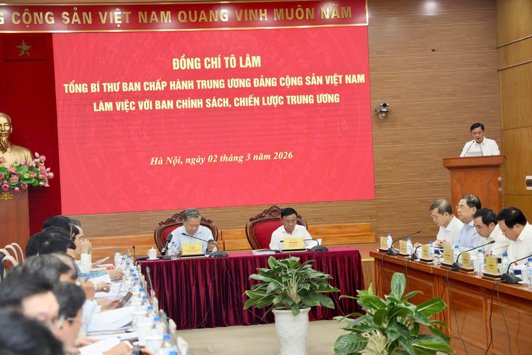 Quang cảnh buổi làm việc.
