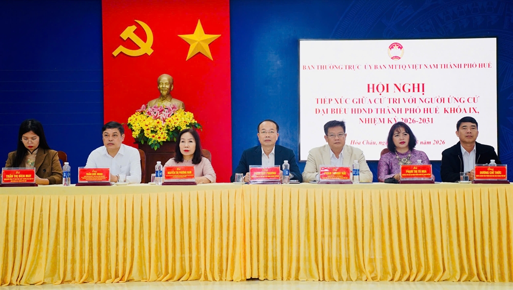 Các ứng viên đơn vị Link Đăng Nhập PG88 Chính Thức 2026 số 5 tiếp xúc cử tri tại phường Hóa Châu