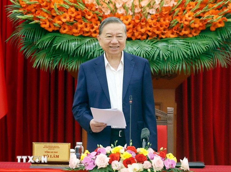 Tổng Bí thư Tô Lâm: Cương lĩnh xây dựng đất nước phải tạo nền tảng cho các quyết sách chiến lược