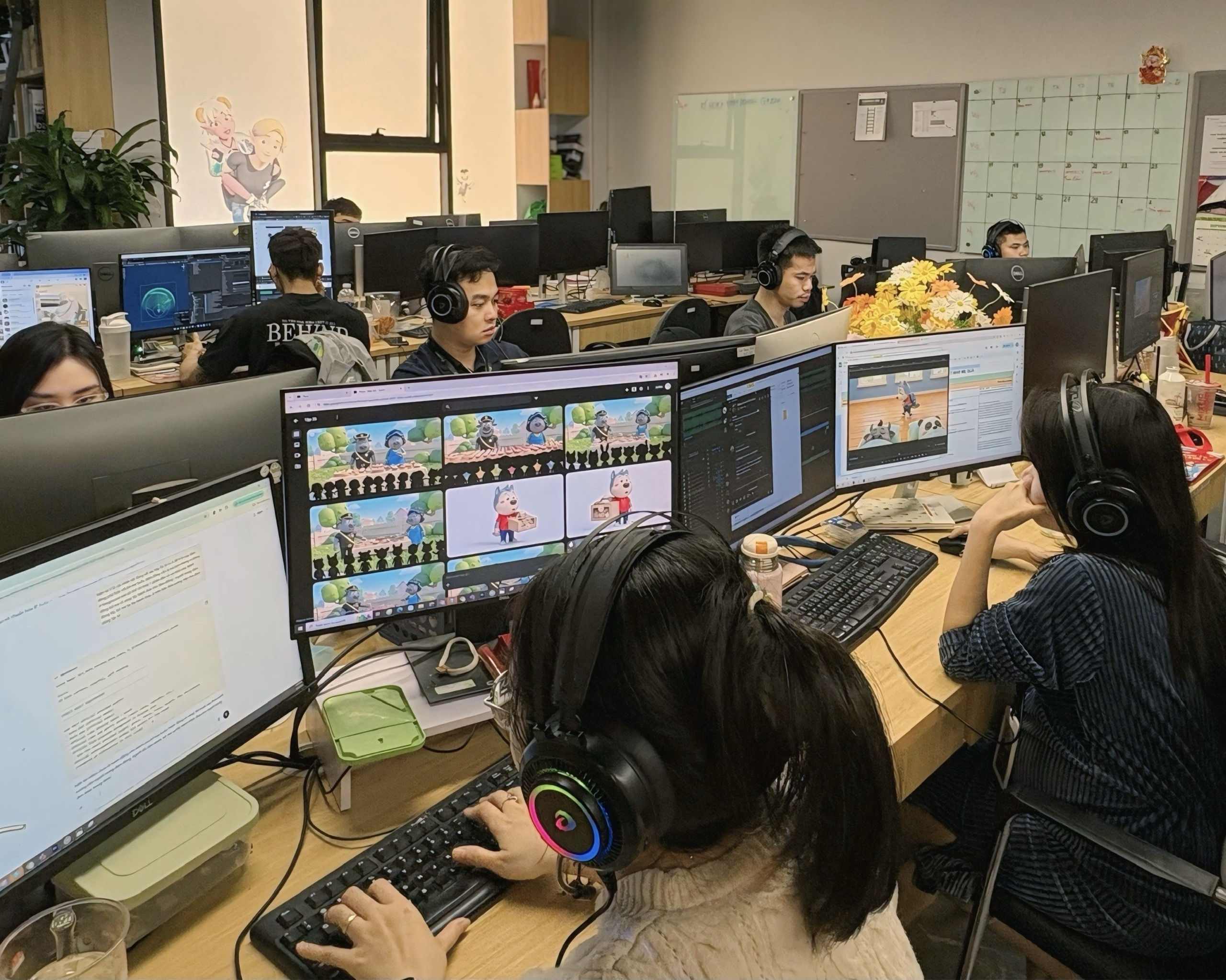95% nhân sự sản xuất hoạt hình của Sconnect đang sử dụng AI.&nbsp;