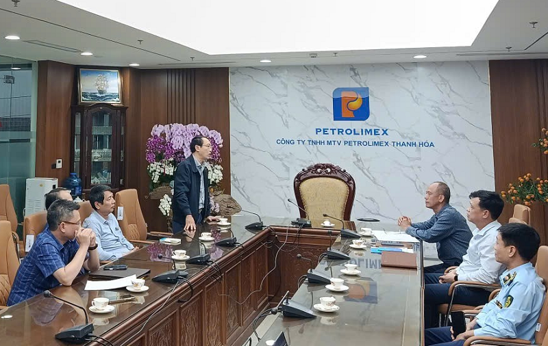 Lãnh đạo Sở Công Thương Thanh Hoá làm việc với Công ty TNHH MTV Petrolimex Thanh Hóa