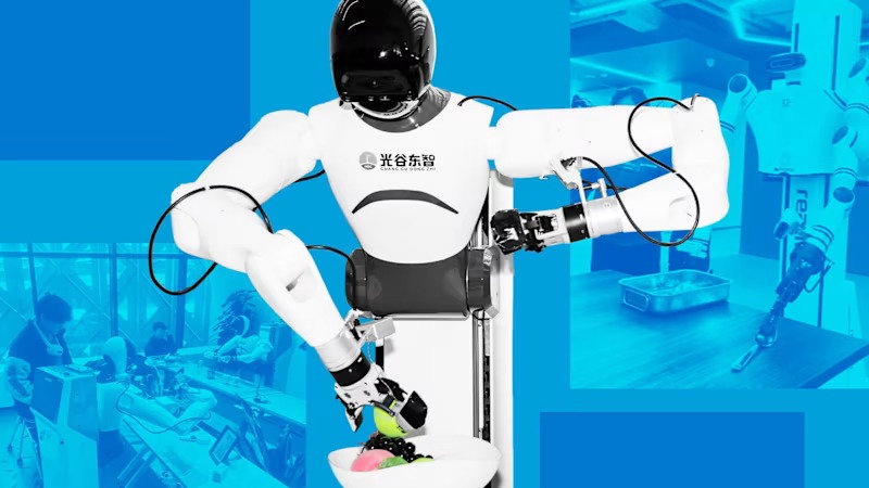 Bên trong các phòng thí nghiệm AI chuyên huấn luyện robot hình người của Trung Quốc