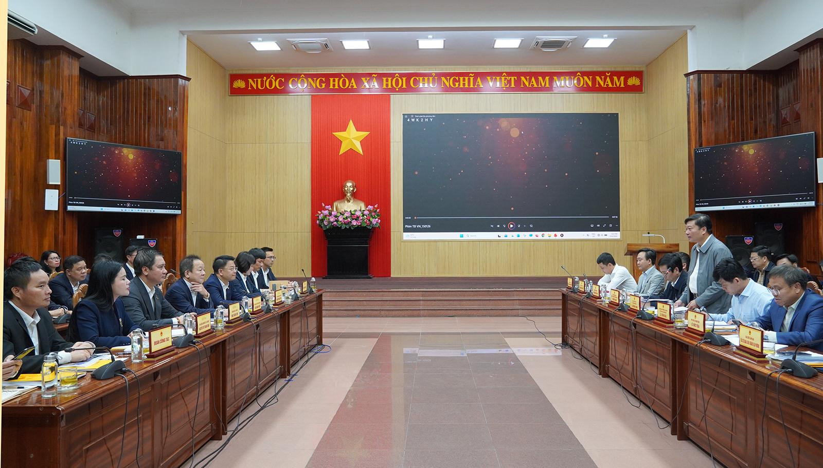 Toàn cảnh buổi Pg88hi Thể Thao, Bóng Đá, Casino, Nổ Hũ, Xổ Số giữa UBND tỉnh Quảng Trị với Công ty Cổ phần Tập đoàn T&T về các Link Trang Chủ PG88.Com Mới #2026 đầu tư trên địa bàn