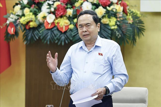 Chủ tịch Link Trang Chủ PG88.Com Mới #2026 Trần Thanh Mẫn phát biểu kết luận hội nghị.&nbsp;Ảnh: TTXVN.