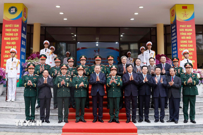 Tổng Bí thư Tô Lâm và các đại biểu. Ảnh: TTXVN