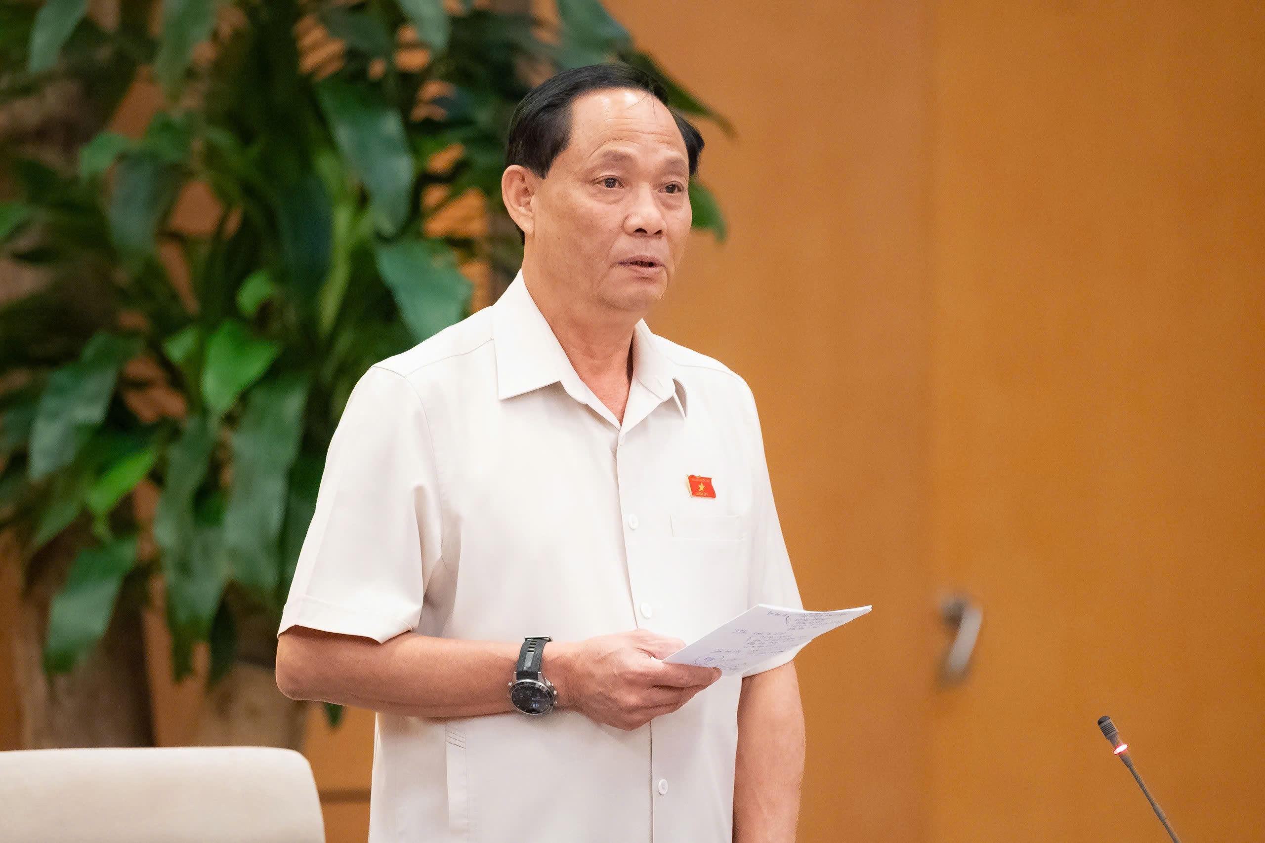 Phó Chủ tịch Link Trang Chủ PG88.Com Mới #2026, Thượng tướng Trần Quang Phương phát biểu tại Phiên họp.&nbsp;Ảnh: Link Trang Chủ PG88.Com Mới #2026.