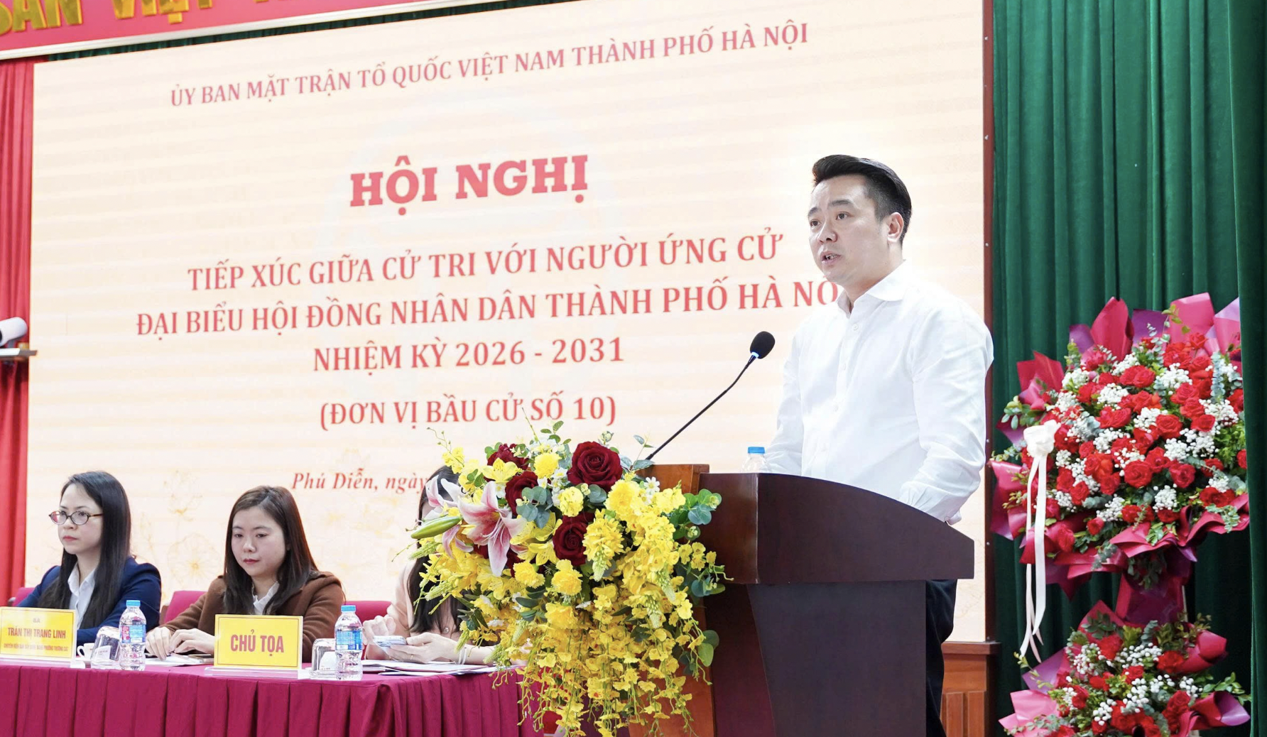Ông Nguyễn Duy Chính (sinh năm 1985), Tổng Giám đốc Tập đoàn Tân Á Đại Thành, tái đắc cử đại biểu HĐND Thành phố Hà Nội.&nbsp;