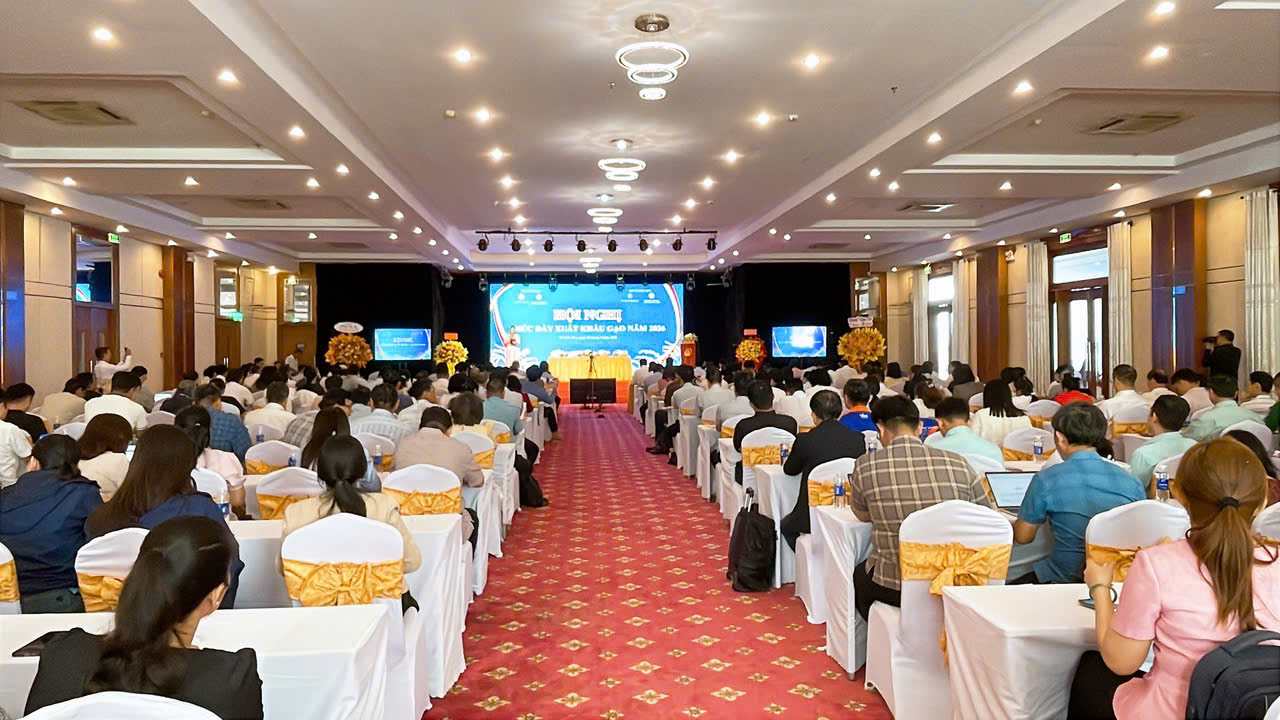 Hội nghị thúc đẩy Pg88vnd link khuyến  gạo năm 2026. Ảnh VGP.