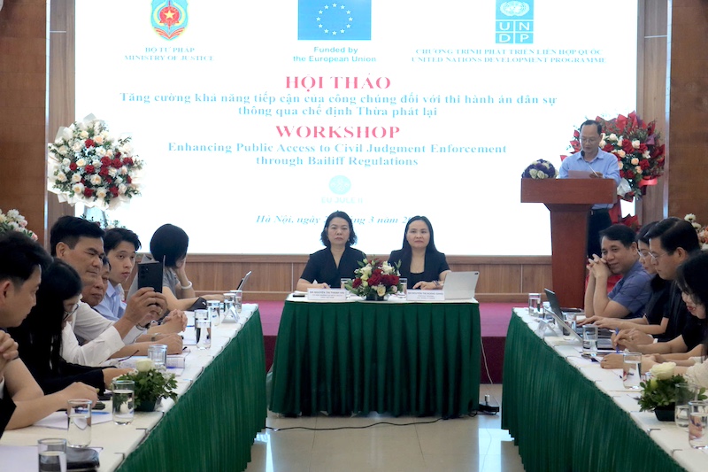 Quang cảnh hội thảo. Ảnh: MOJ.