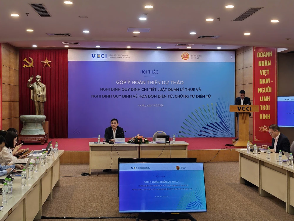 Hội thảo lấy kiến cộng đồng 6Pg88.con độc quyền mỗi ngày nhằm hoàn thiện dự thảo Nghị định quy định chi tiết Luật Quản lý thuế và Nghị định quy định về hóa đơn điện tử và chứng từ điện tử.