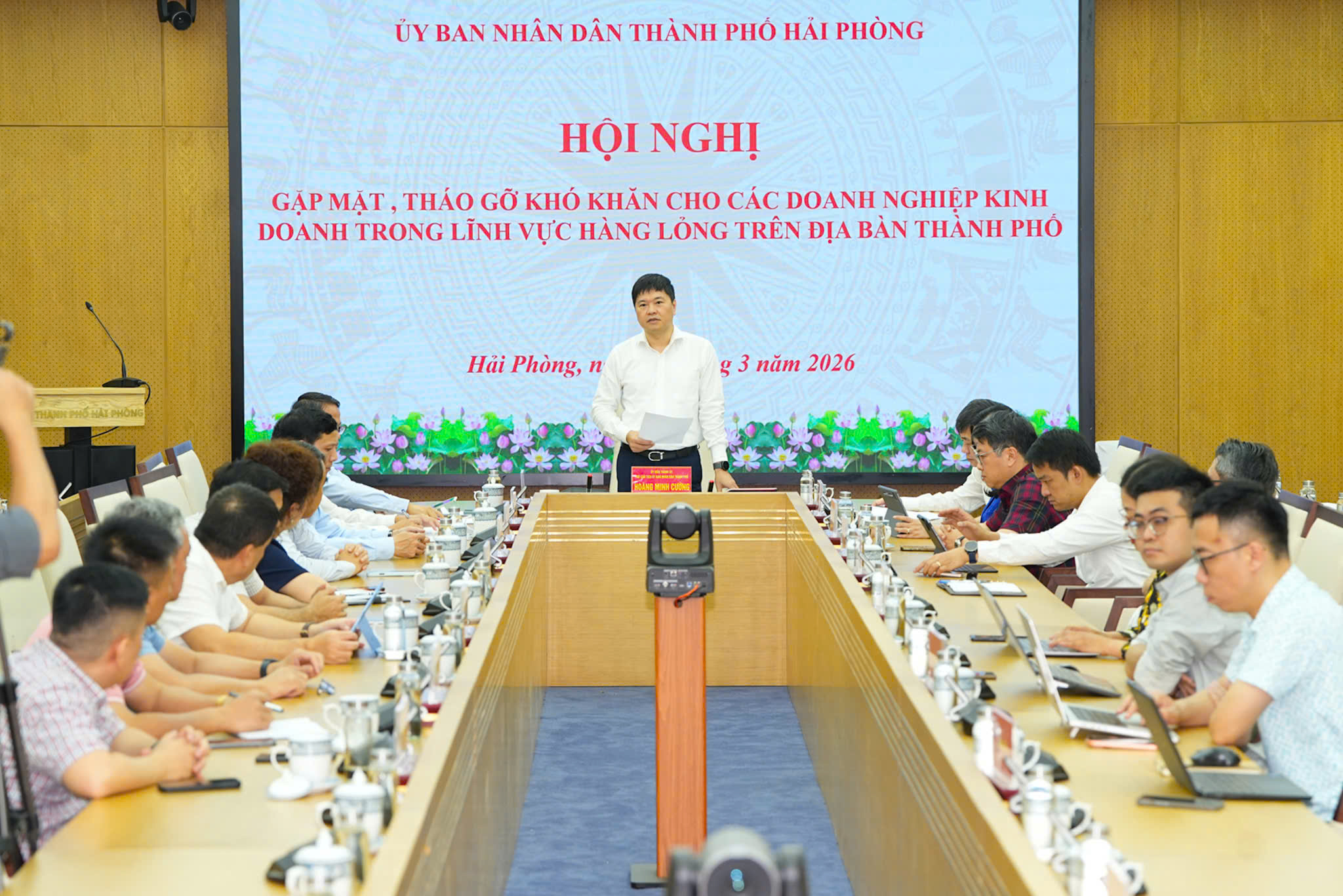 Hội nghị tháo gỡ khó khăn cho các 6Pg88.con độc quyền mỗi ngày PG88 Uy Tín Số 1 Việt Nam xăng dầu, khí hóa lỏng trên địa bàn TP. Hải Phòng.