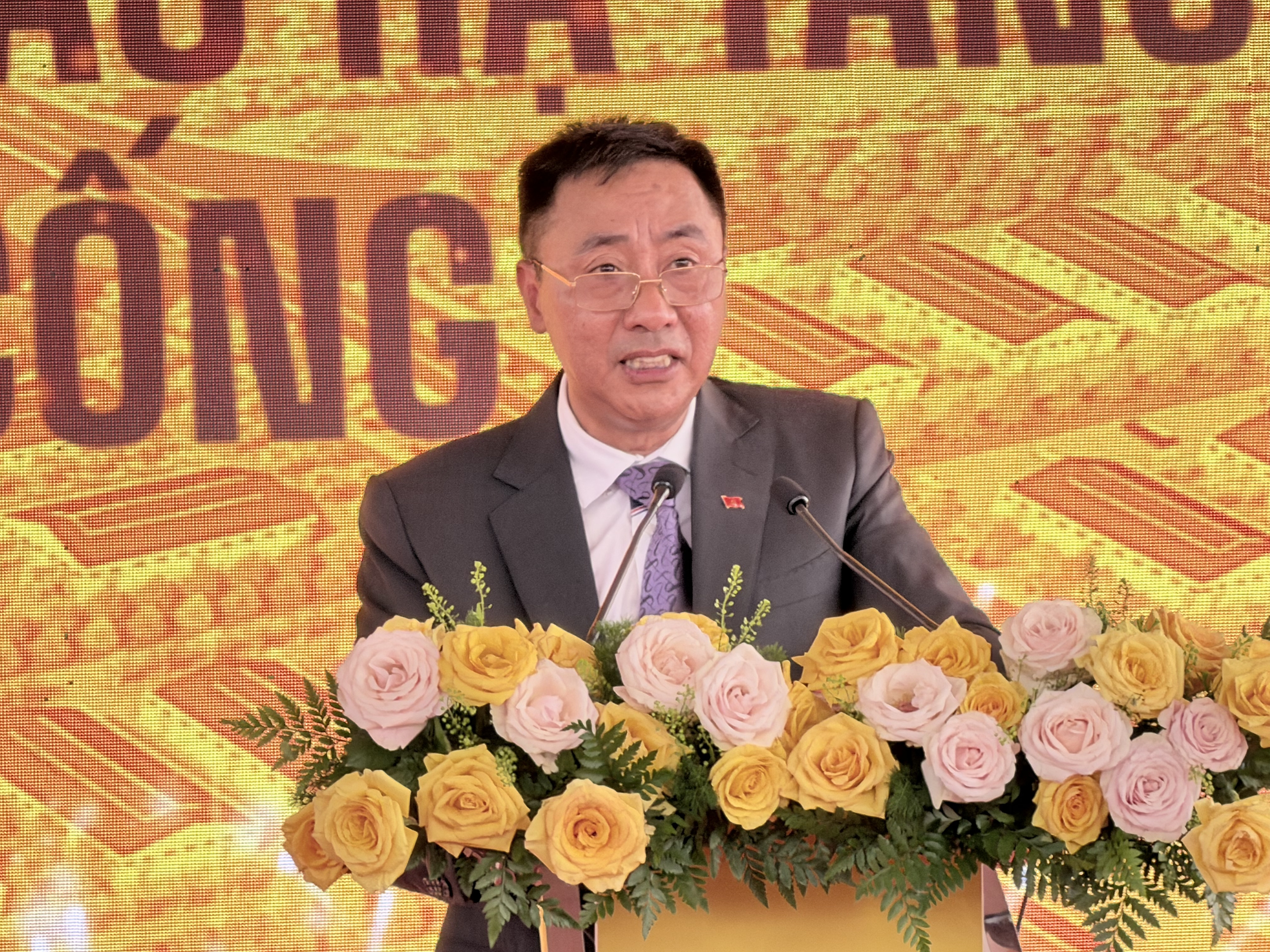 Ông Nguyễn Anh Tuấn, Phó Tổng giám đốc Tập đoàn T&T Group phát biểu tại Lễ khởi công Pg88vn.top độc quyền mỗi ngày. Ảnh:&nbsp;T&T Group.