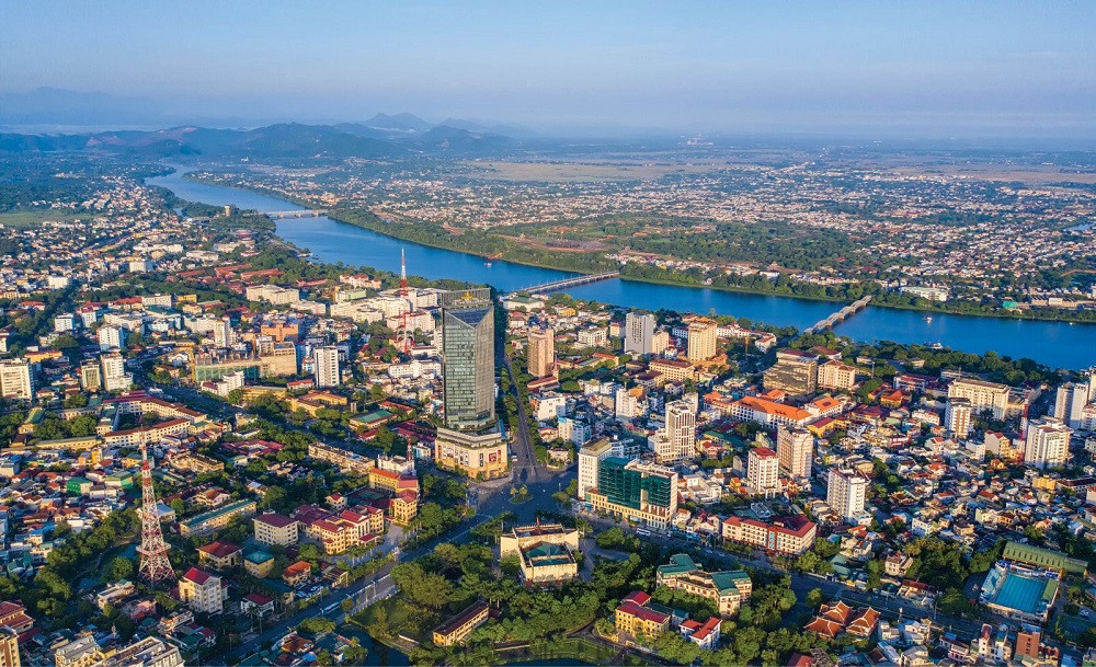 Trung tâm thành phố Huế. Ảnh: Khánh Đăng