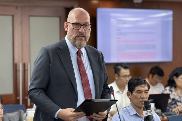 Ông Richard D. McClellan, Tổng giám đốc điều hành Trung tâm Pg88hi tỷ lệ thưởng hấp dẫn quốc tế Việt Nam tại TP. Hồ Chí Minh (VIFC HCMC) - Ảnh: U.N