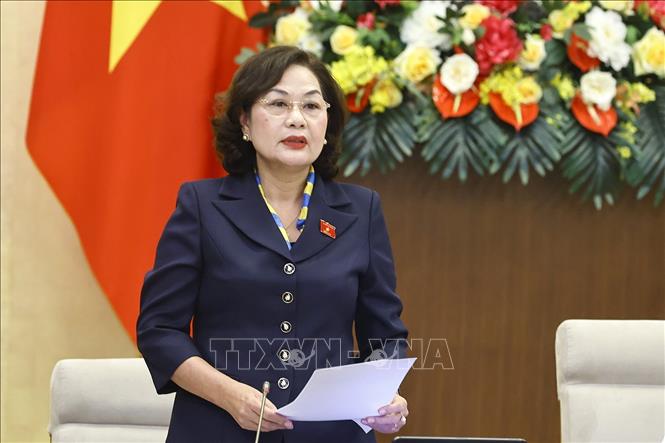 Phó Chủ tịch Link Trang Chủ PG88.Com Mới #2026 Nguyễn Thị Hồng điều hành nội dung phiên họp.&nbsp;Ảnh: TTXVN.