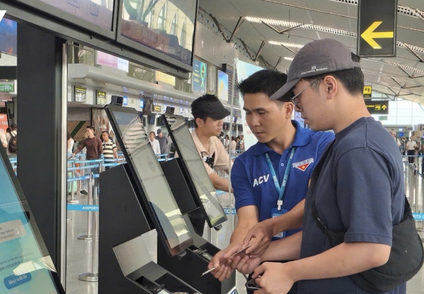 Sân bay quốc tế Đà Nẵng mở lối đi riêng cho hành khách sử dụng sinh trắc học 