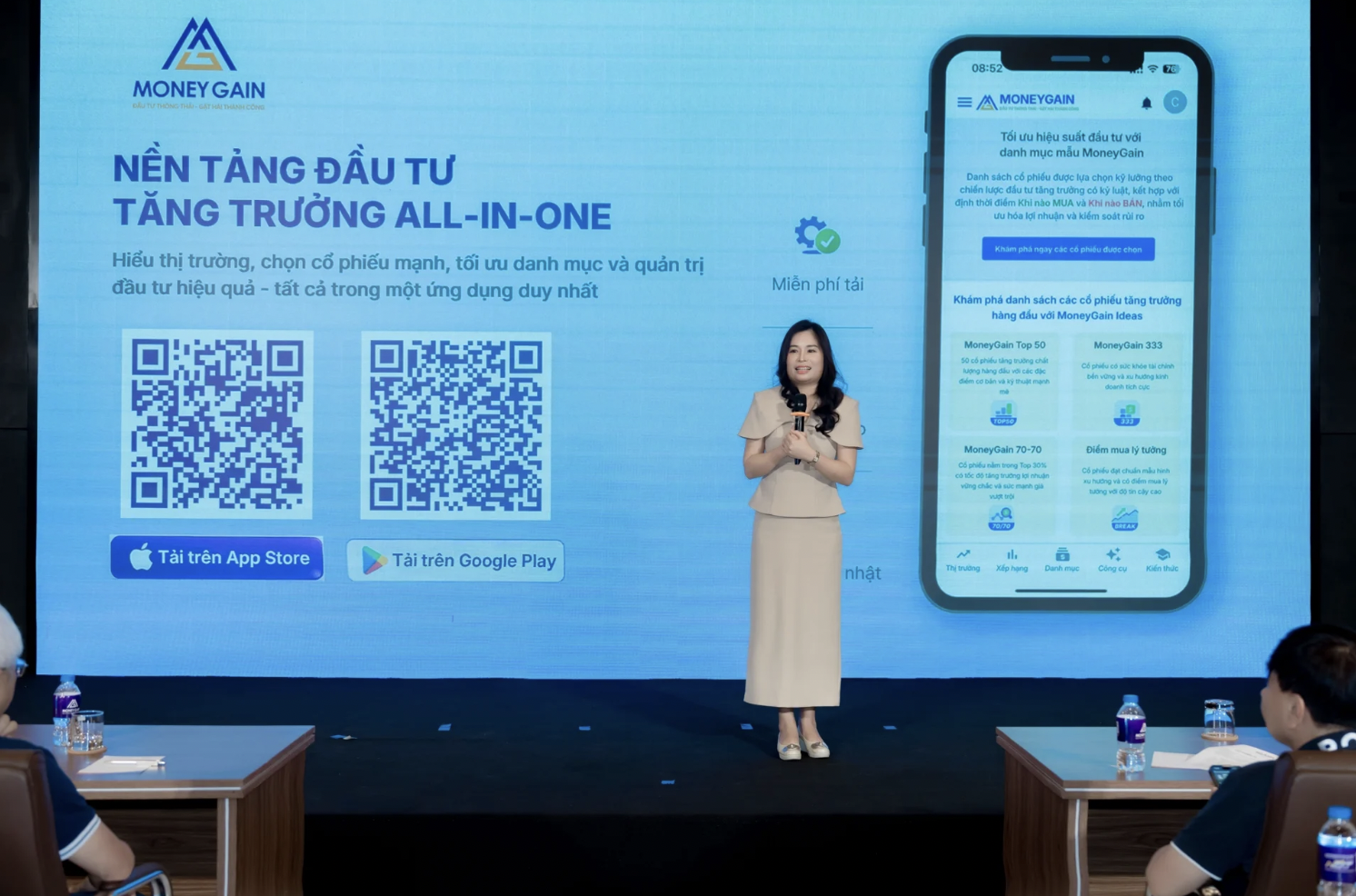 &nbsp; &nbsp; &nbsp; &nbsp; &nbsp; &nbsp; &nbsp; &nbsp; &nbsp; &nbsp; &nbsp; &nbsp; &nbsp; &nbsp; Bà Nguyễn Thị Bình Minh - Tổng Giám đốc&nbsp;MoneyGain.&nbsp;
