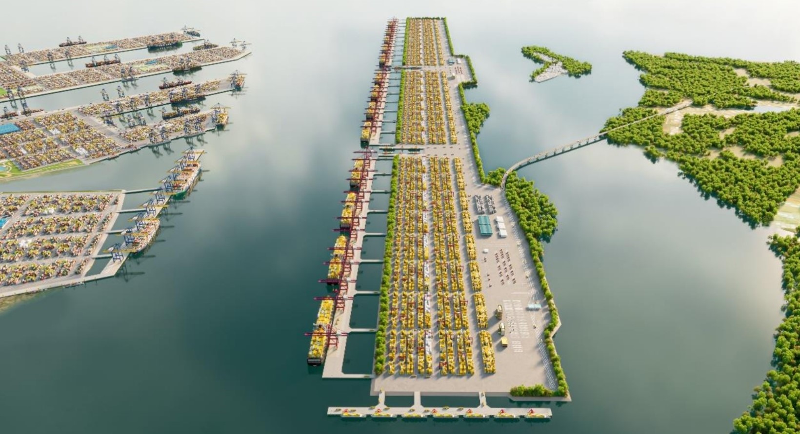 Phối cảnh Link Trang Chủ PG88.Com Mới #2026 cảng trung chuyển quốc tế Cần Giờ