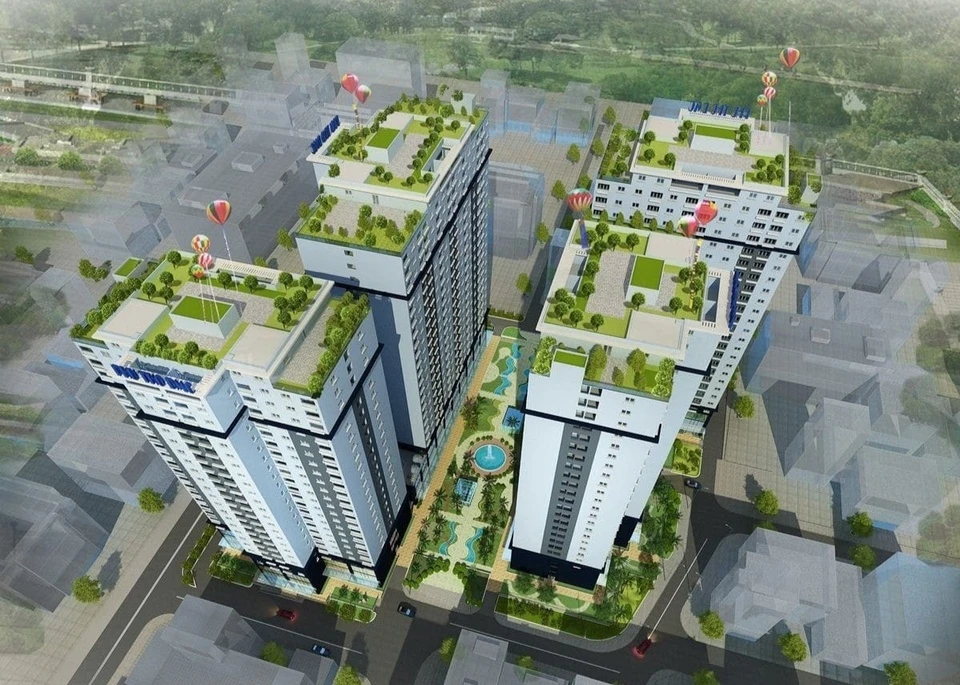 Phối cảnh Link Trang Chủ PG88.Com Mới #2026 nhà ở xã hội số 324 Lý Thường Kiệt (phường Diên Hồng) - Ảnh: CDT