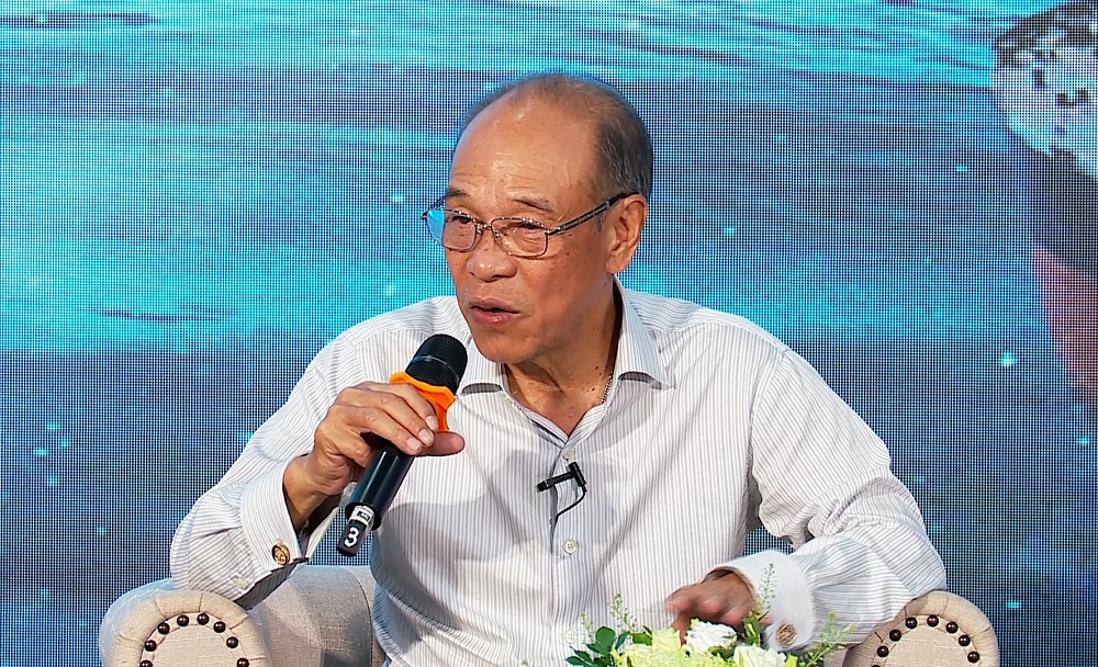 Ông Bùi Ngọc Bảo, Chủ tịch Hiệp hội Xăng dầu Việt Nam chia sẻ tại tọa đàm. Ảnh: 6PG88VN.
