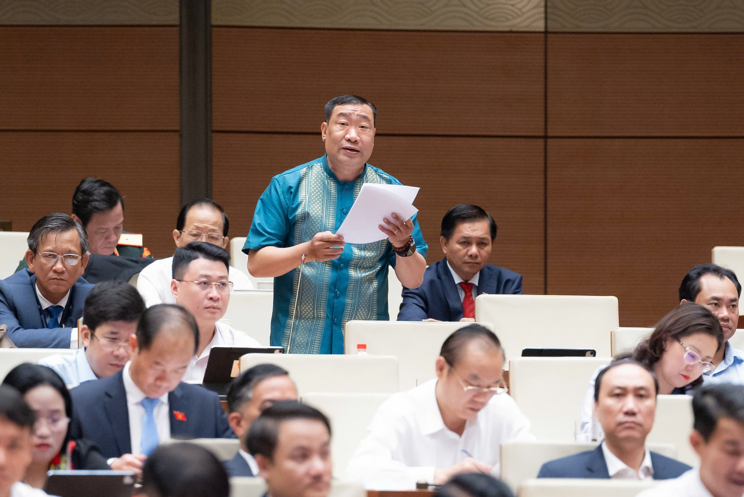 Đại biểu&nbsp;Thạch Phước Bình (Vĩnh Long) phát biểu. Ảnh: Link Trang Chủ PG88.Com Mới #2026.