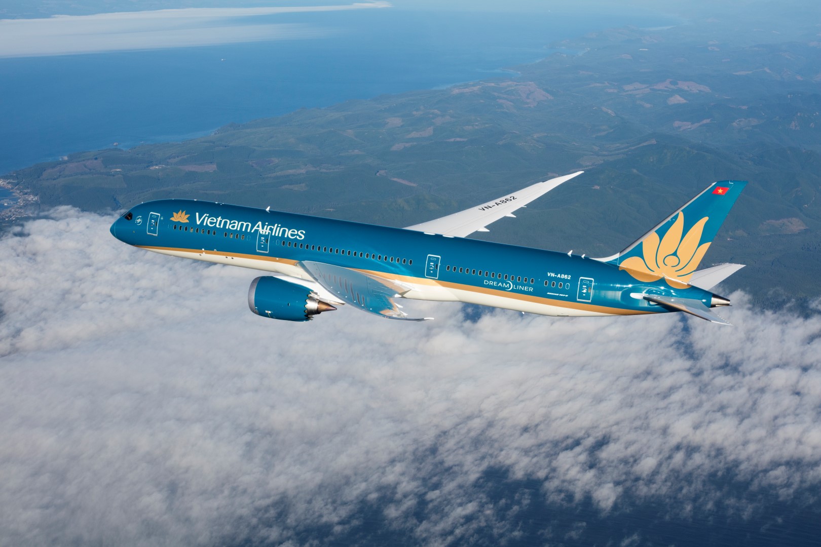 Máy bay Boeing 787 của Vietnam Airlines. Ảnh minh hoạ