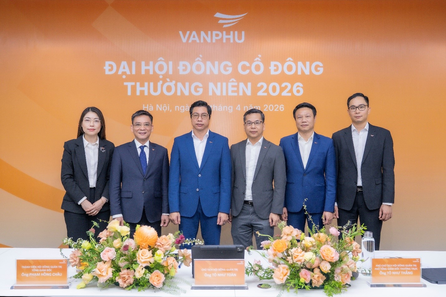 Văn Phú tổ chức thành công Đại hội đồng cổ đông thường niên 2026. Ảnh: Văn Phú.