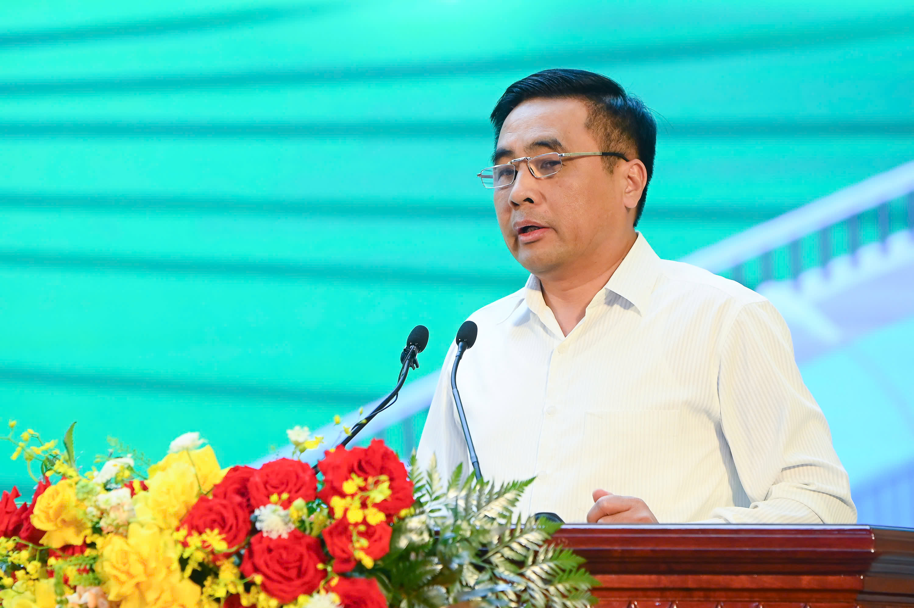 Thứ trưởng Nguyễn Quốc Trị:&nbsp;Lai Châu cần thực hiện bốn chuyển đổi lớn để tạo đột phá trong phát triển nông nghiệp.