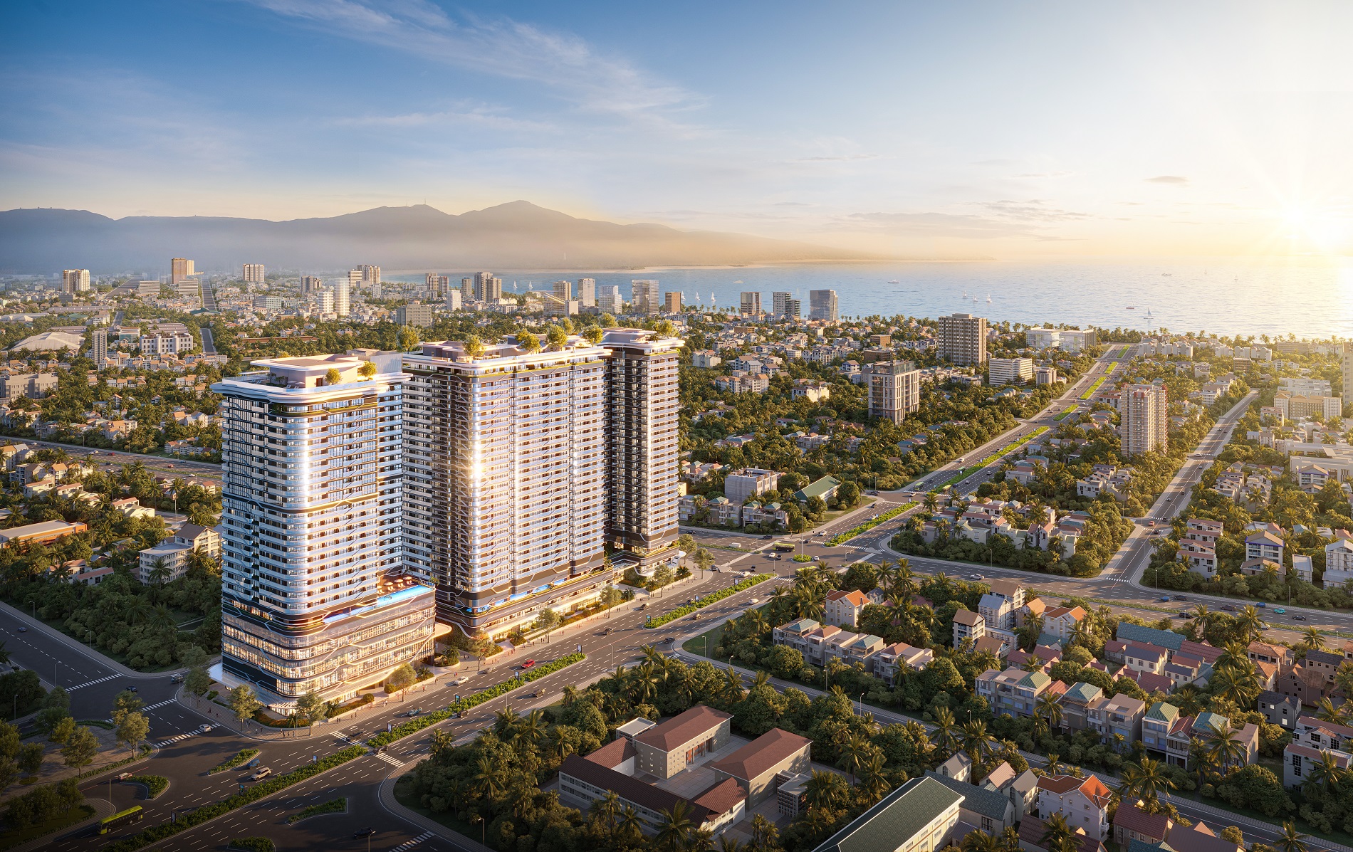 Những Pg88vn.top độc quyền mỗi ngày bất động sản lõi đô thị như The Legend Danang nằm trong tầm ngắm của nhà Pg88vn Trang Chủ Chính Thức tích sản. Ảnh: ROX Group.