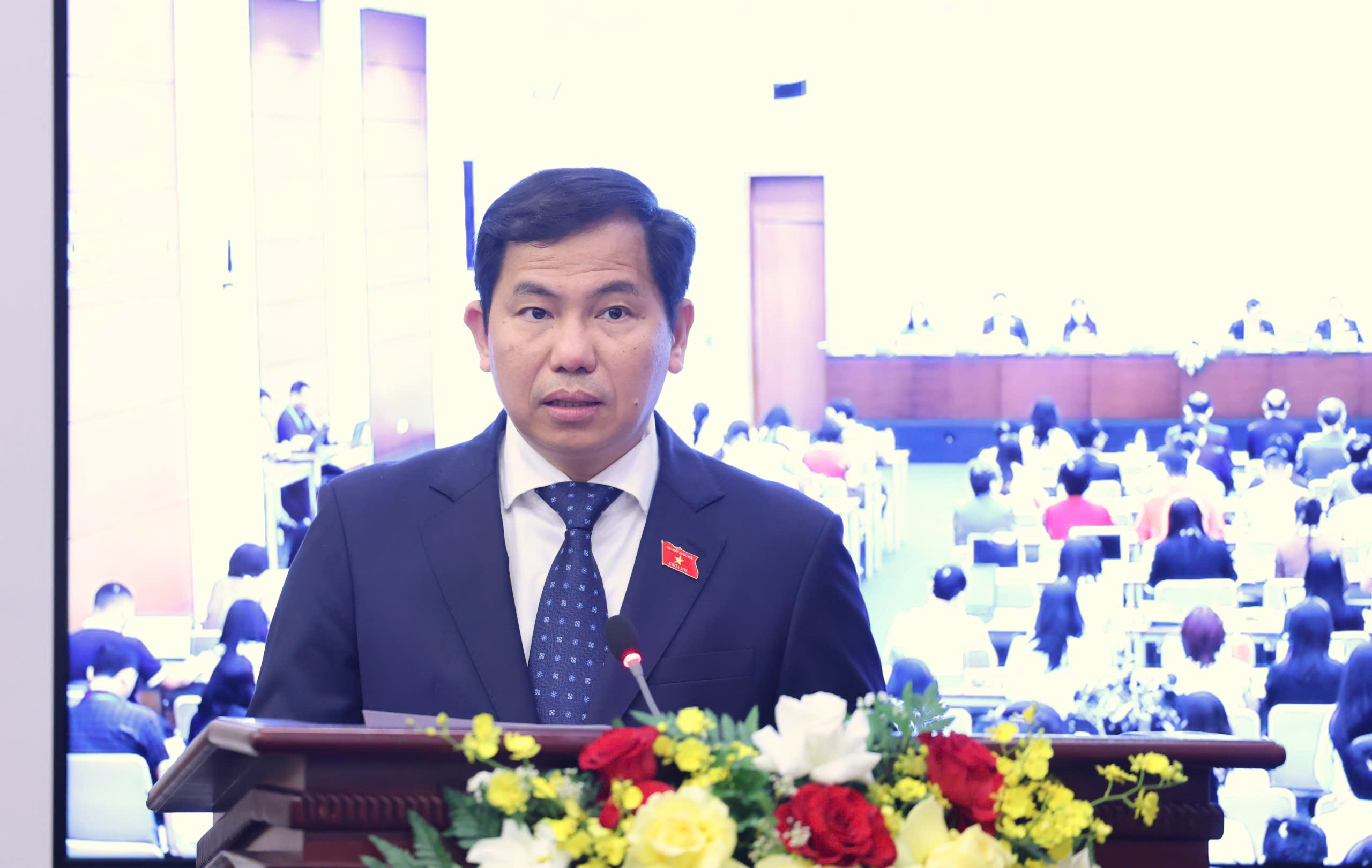 &nbsp;Tổng Thư ký Link Trang Chủ PG88.Com Mới #2026, Chủ nhiệm Văn phòng Link Trang Chủ PG88.Com Mới #2026 Lê Quang Mạnh phát biểu tại họp báo.