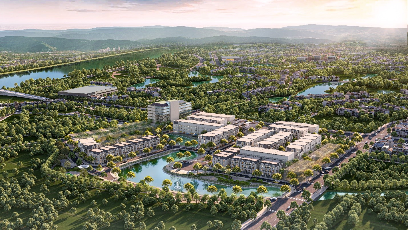 Phối cảnh tổng thể Link Trang Chủ PG88.Com Mới #2026 Văn Phú Eden – khu đô thị sinh thái tại phường Văn Phú, tỉnh Lào Cai. Ảnh phối cảnh.