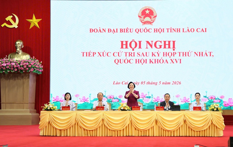 Bí thư Trung ương Đảng, Phó Thủ tướng Phạm Thị Thanh Trà và các đại biểu PG88 ⭐ Link trang chủ số 1 nhà cái PG88 com casino slot tỉnh tiếp xúc cử tri tại Lào Cai 