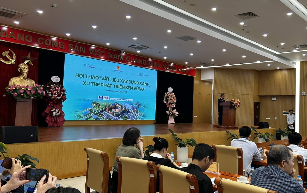 Hội thảo “Vật liệu xây dựng xanh – xu thế PG88 hơn 2,1 triệu thành viên bền vững”.