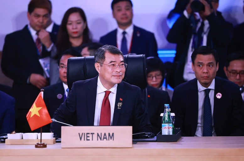 Thủ tướng Lê Minh Hưng nêu 3 đề xuất lớn với ASEAN. Ảnh: TTXVN