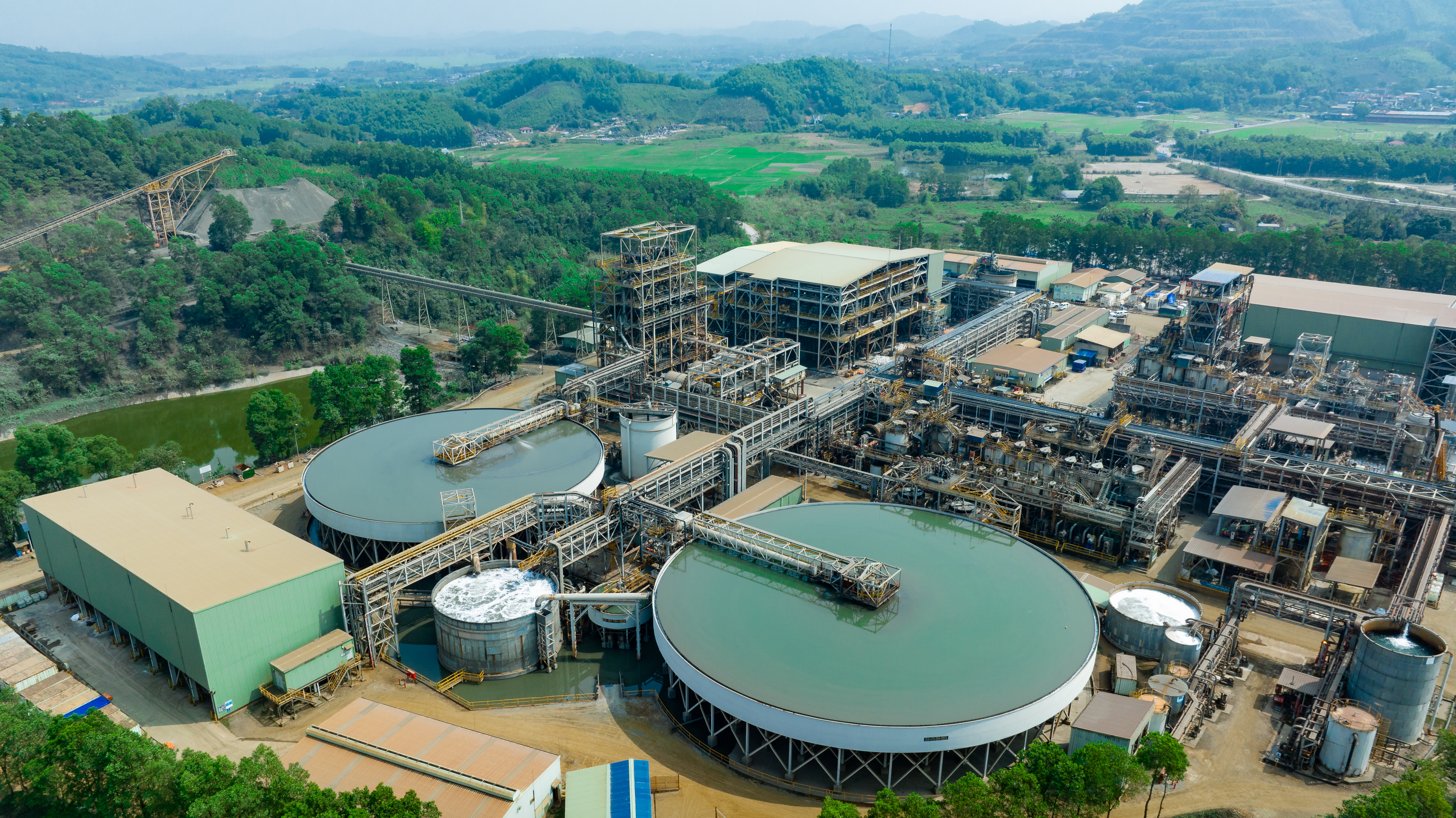 Toàn cảnh nhà máy Núi Pháo. Ảnh:&nbsp;Masan High-Tech Materials.