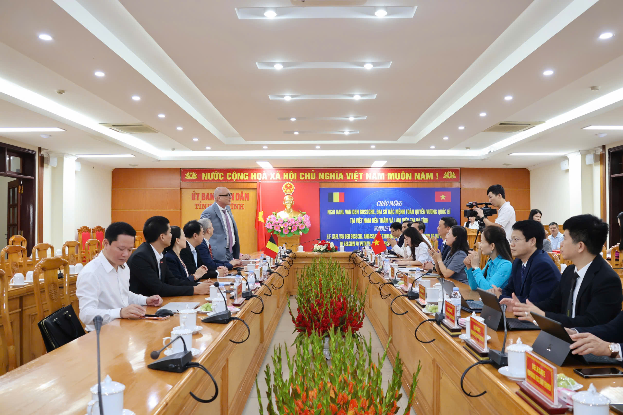 Hà Tĩnh thúc đẩy hợp tác với các PG88 Link Dễ Nhớ Pg88.com Vương quốc Bỉ
