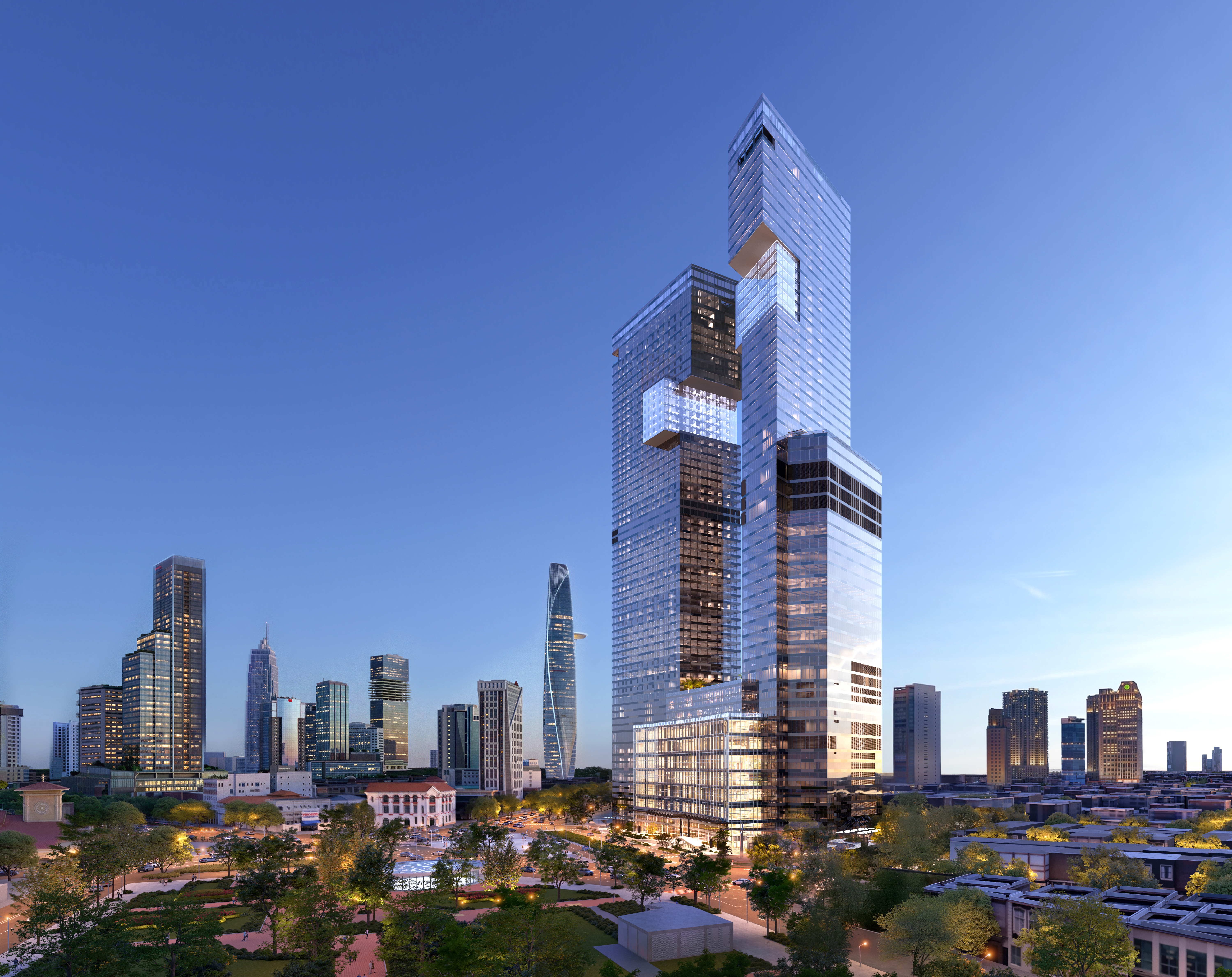 Tọa lạc đối diện Chợ Bến Thành, One Central Saigon sở hữu khu đất bốn mặt tiền, một trong những vị trí chiến lược và mang tính biểu tượng bậc nhất của trung tâm TP. Hồ Chí Minh.