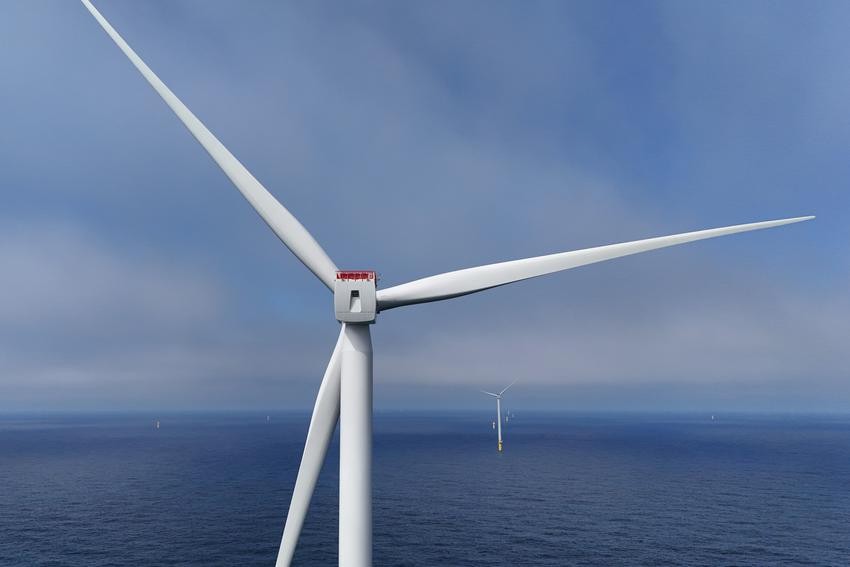 Các turbine thuộc Link Trang Chủ PG88.Com Mới #2026 điện gió ngoài khơi Sunrise Wind đang được xây dựng ngoài khơi Montauk Point, bang New York, Mỹ. Ảnh: AP/Joshua A. Bickel